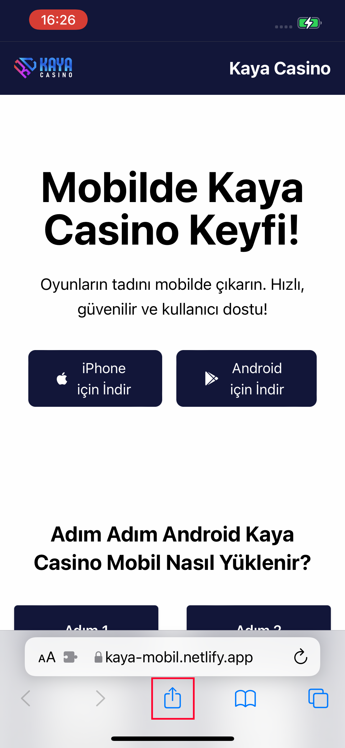 Adım 1 Resmi